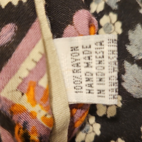 💕NATALIE MARTIN💕 Fiore Short Dress ~ Vintage Flowers Black Purple Medium - Picture 12 of 12